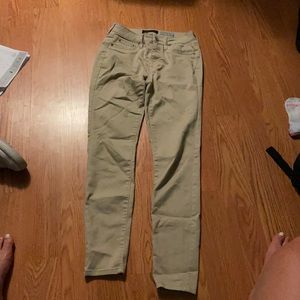 Khaki jeggings from Aeropostale